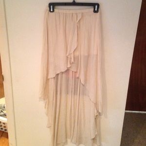 High low skirt