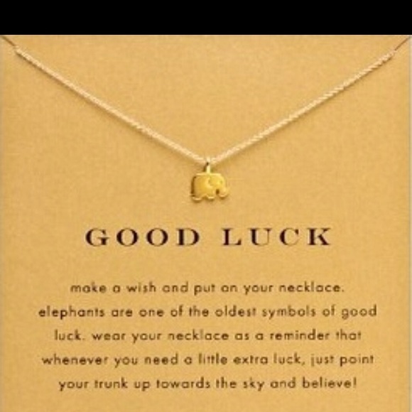 BCB Jewelry - 🆕 Gold Elephant good luck necklace/make a wish