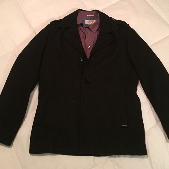 Guess Other - Guess Wool Peacoat With Removable Hood.