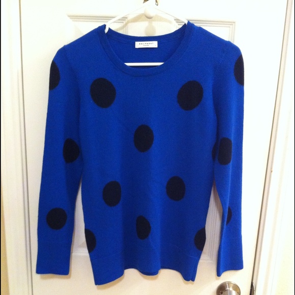 Equipment polka dot sweater