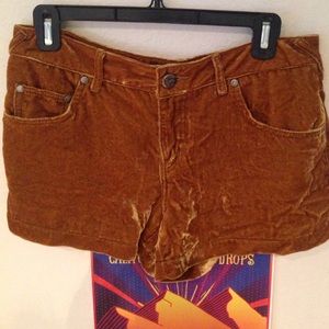 Velvet shorts