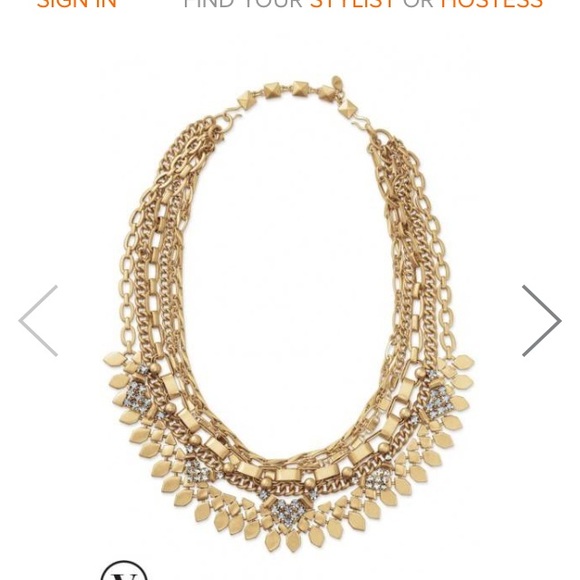 Stella & Dot Gold Sutton Necklace