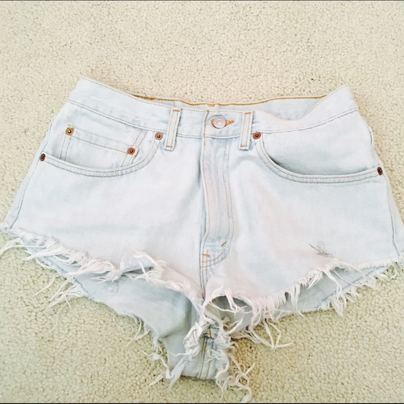 Levy vintage jean shorts