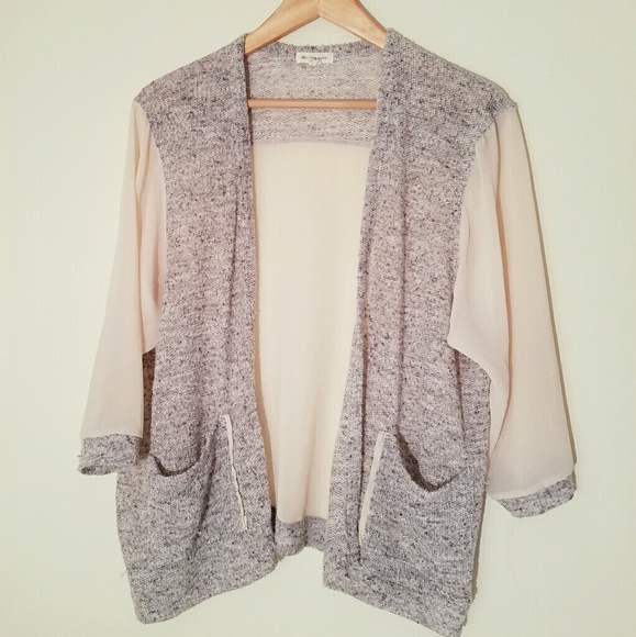 UO Blush and Heather Cardigan