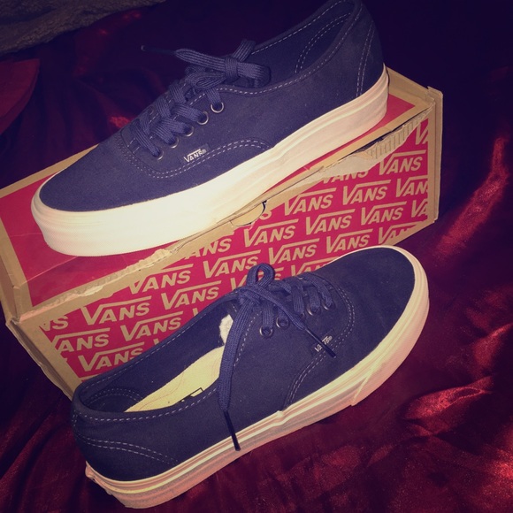 Vans. Navy blue.