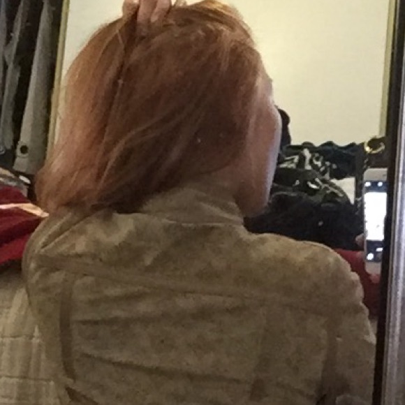 LV Leather Jacket 100% Calf Skin & 100% Silk