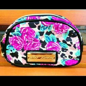 Betsey Johnson Makeup Cosmetic Bag