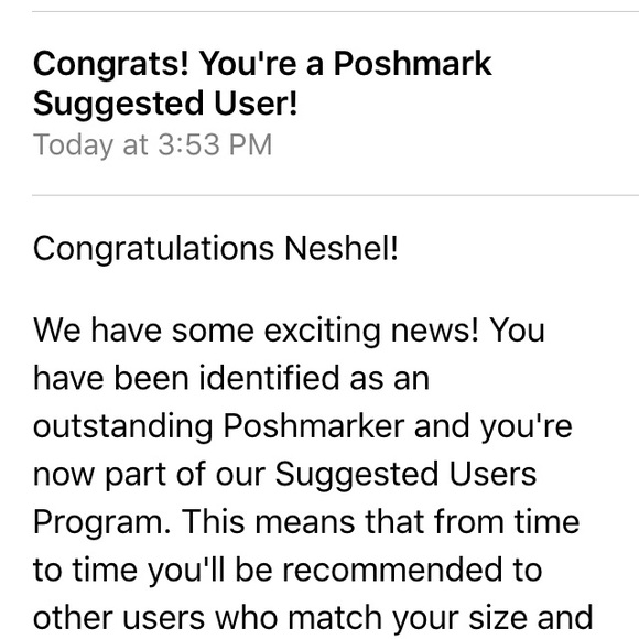 What?! π I am a Suggested User! - Picture 2 of 2