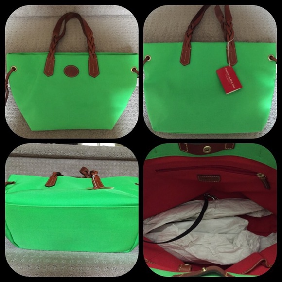 ❌SOLD❌NWT Dooney and Bourke Kelly Green Shopper - Picture 4 of 4