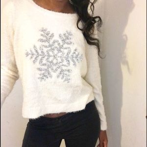 ❄️ LC Lauren Conrad snowflake sweater