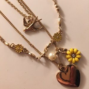 Dove & Daisy Layered Necklace