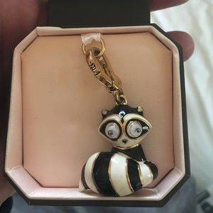 Juicy couture googley eye raccoon charm