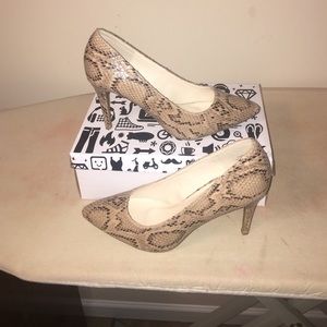 snake skin heels