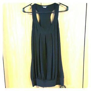 Black dress or tunic tank, racer back.