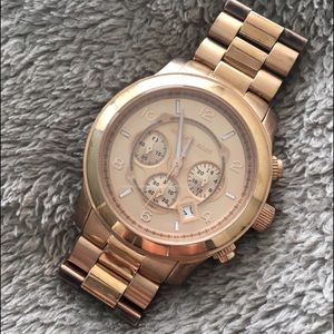 MICHAEL KORS LADIES RUNWAY ROSE GOLD WATCH