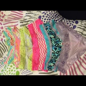 VS PINK Pantie lot cheekster
