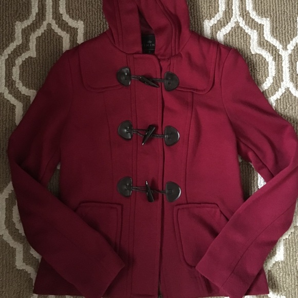 Timing Jackets & Blazers - Maroon classic Jacket with hood