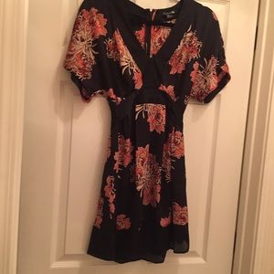 Forever 21 Silk Floral Dress