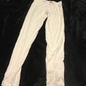 Cream colored leggings