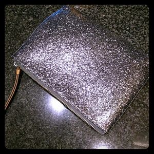 A pouch with shiny