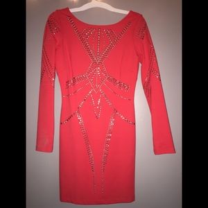 Coral dress
