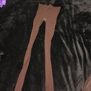 Brown small tights
