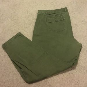 Army green khaki crops
