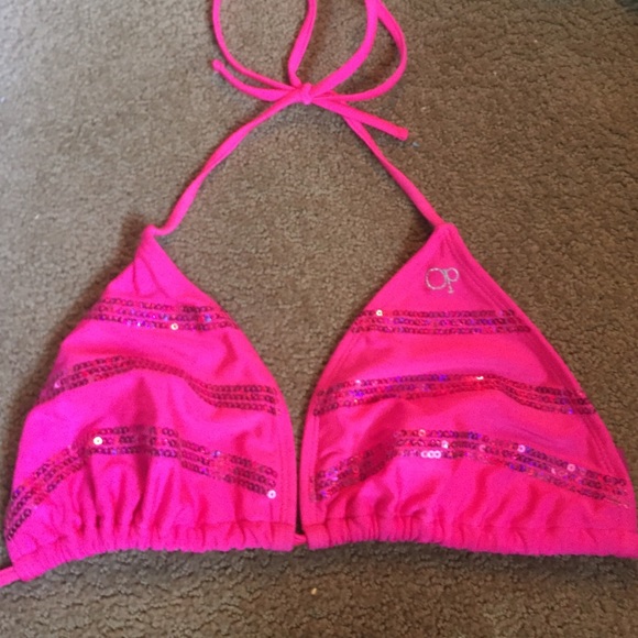 Pink sparkly Bikini Top! 👙