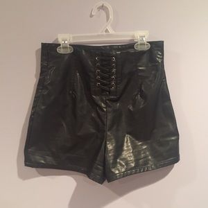 Forever 21 Leather Shorts