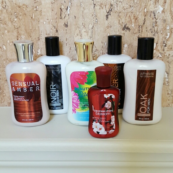 Bath & Body Works 6 body lotions