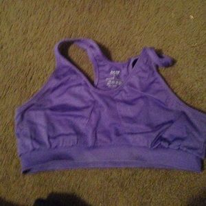 Deep purple sports bra