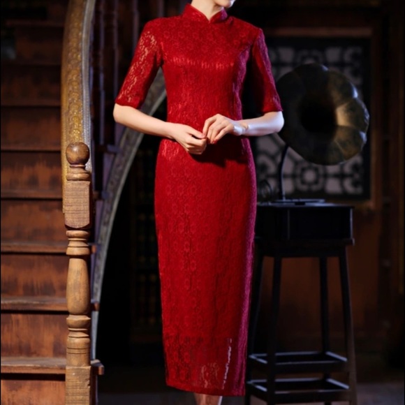 Chinese dress qi pao