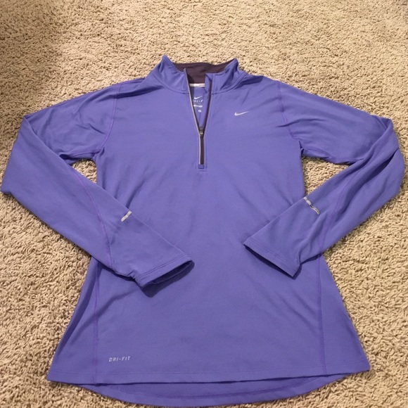 Nike Jackets & Blazers - Nike purple 1/4 zip pull over. Small