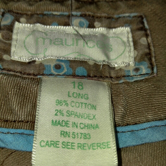 Maurices light brown pants - Picture 2 of 3