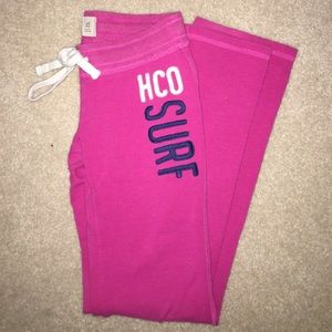 Hollister pink sweatpants!