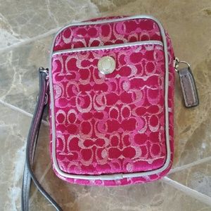 Coach small wristlet