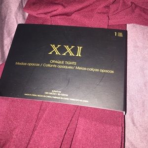 Maroon tights from forever 21