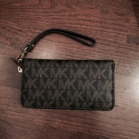 Michael Kors Wristlet, Brown - Picture 3 of 3