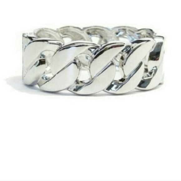 Silver Chain Link Bracelet