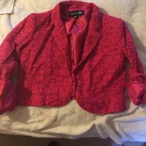 Hot  pink blazer