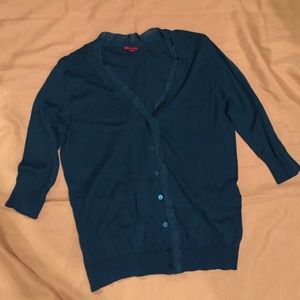 NWOT Ruffle Front Cardigan