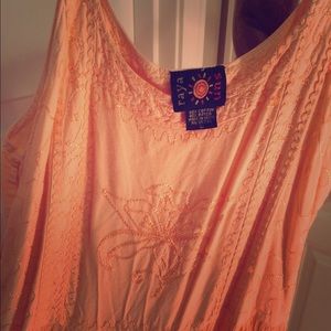 Sundress with crinkle skirt