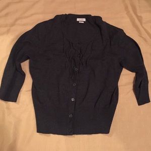 Ruffle Front Cardigan