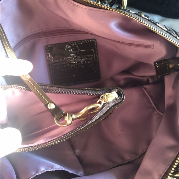 RARE Cheetah Print Coach Purse & Wristlet - Picture 4 of 4