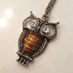 Owl Pendant Statement Necklace Owl Pendant Statement Necklace