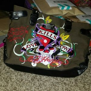Beautiful Ed hardy bag