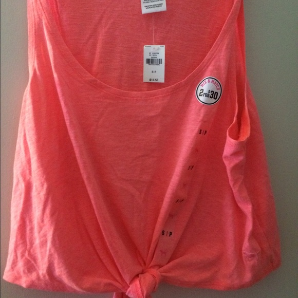VS PINK tank top Size small, shorter style