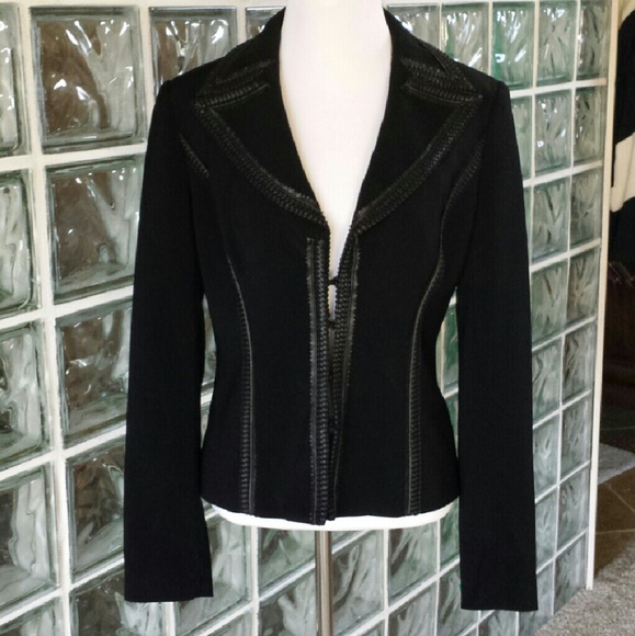 *WKND SALE* Cache Black Blazer - Picture 1 of 4