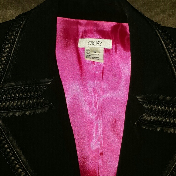 *WKND SALE* Cache Black Blazer - Picture 3 of 4