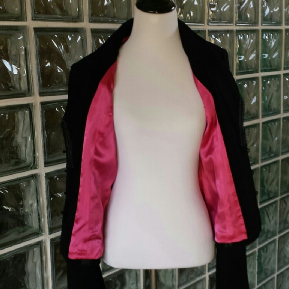 *WKND SALE* Cache Black Blazer - Picture 4 of 4